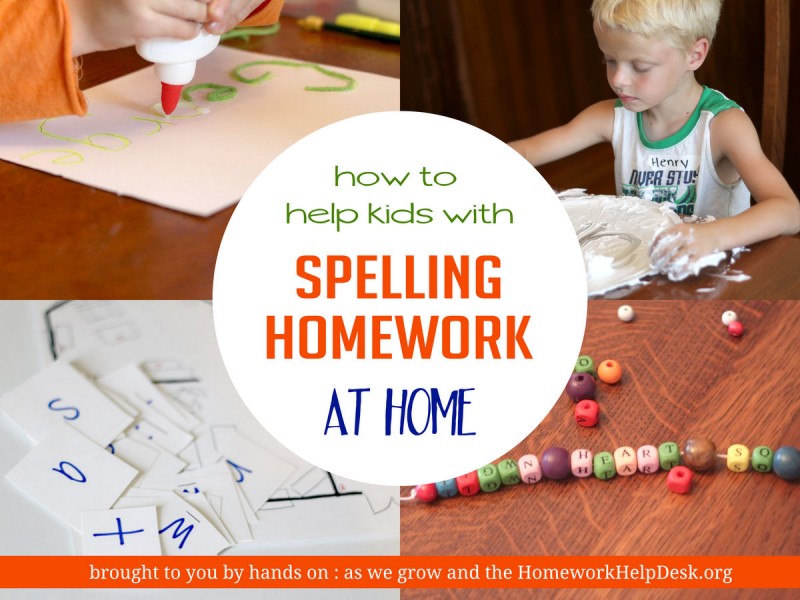Kids practice homework
