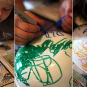 Sharpie Decorated Cereal Bowl