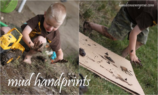 Mud Handprints
