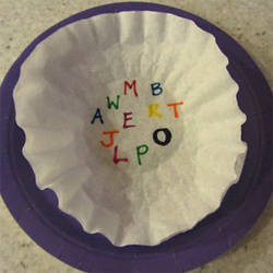 Toddler Letter Learning Activity