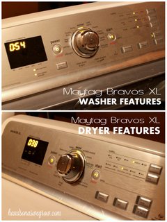 Maytag Bravos XL Washer & Dryer Features #maytagmoms