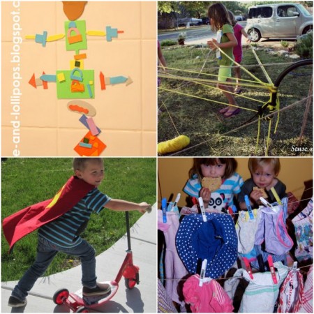 Activities to encourage kids imaginations!