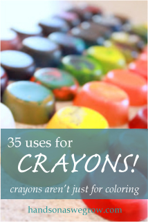 What to do with crayons: 35 Uses for Crayons
