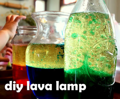 make a lava lamp experiment for preschoolers