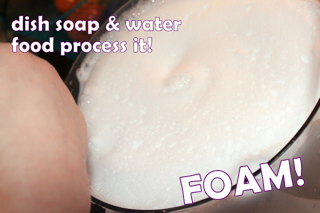 Dish Soap Foam Sensory Activity for Kids
