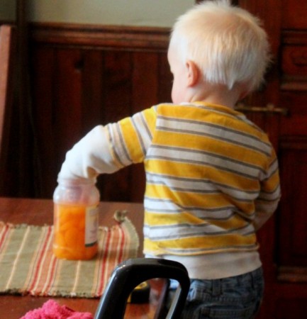Caught in the Fruit Jar