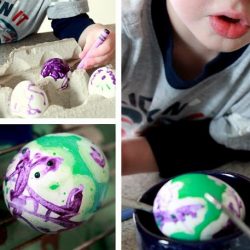 crayon eggs