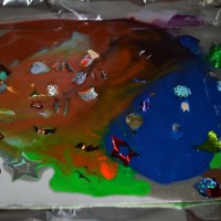 baked crayon art