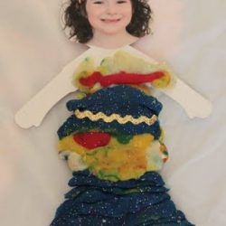 play dough paper doll dressup