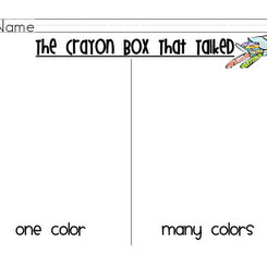 crayon box activity