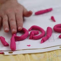 Use play dough in fine motor activities