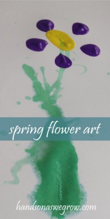 Spring Flower Art Activity for Kids