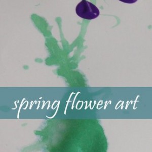 Spring Flower Art Activity for Kids