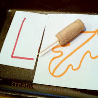Punch holes with toothpicks for fine motor skills