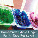 Homemade Edible Finger Paint Recipe