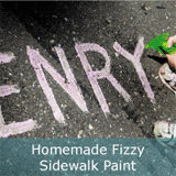 fizzy sidewalk paint recipe