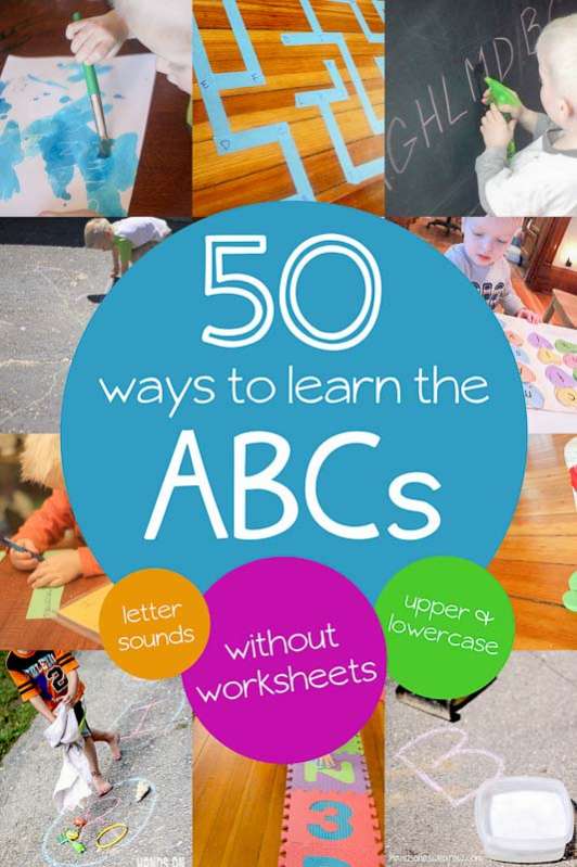 50 Incredible Alphabet Activities for Preschoolers