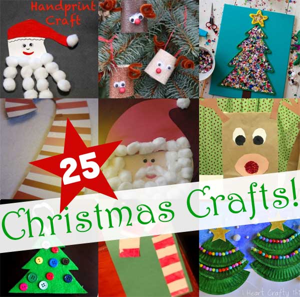 25 Easy Christmas crafts for kids to make