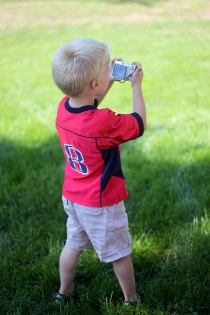 Henry taking pictures
