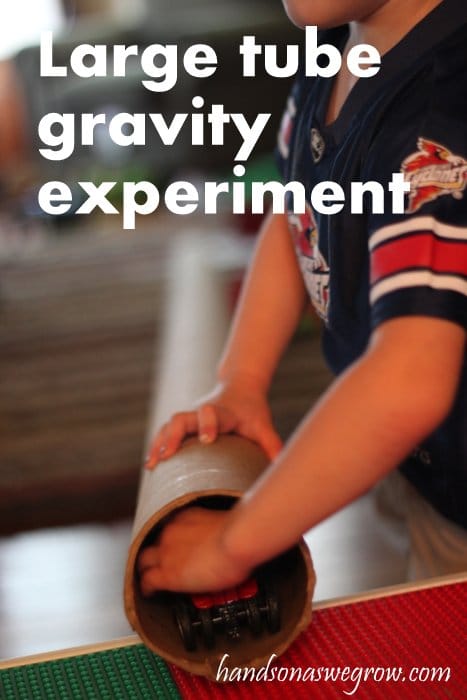 A gravity experiment with a carpet tube