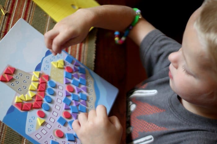 Sticky Mosaic Vehicles Activity