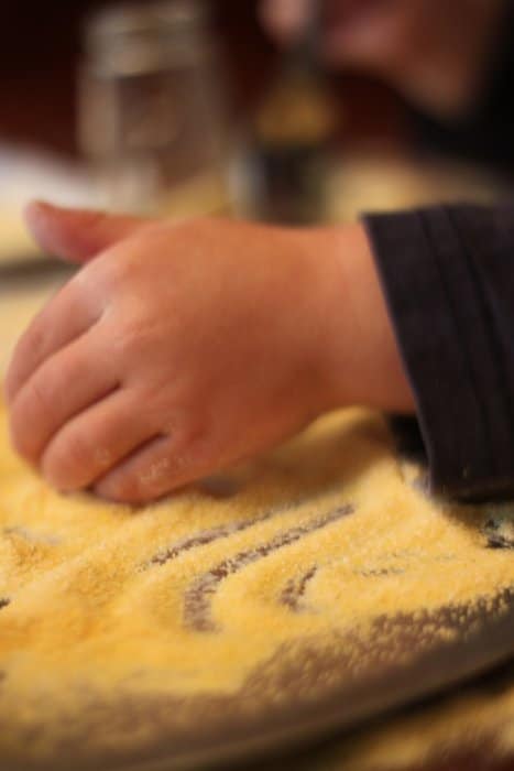 Cornmeal Sensory Activity