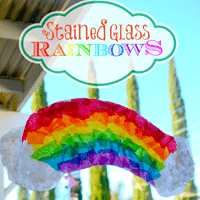 Stained Glass Rainbow Craft Stained Glass Rainbow Craft