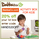20% off BabbaBox! HANDS20OFF