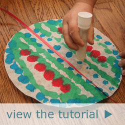 Christmas Coffee Filter Garland