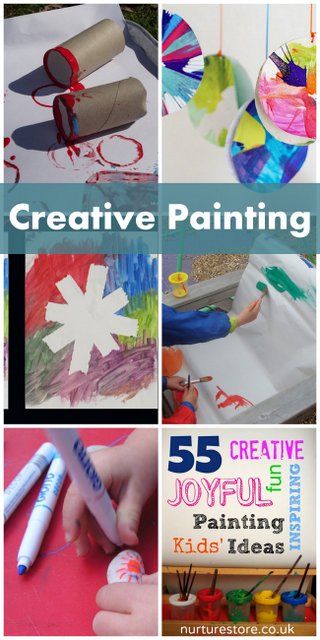 6 Creative Painting Ideas on It's Playtime! - hands on : as we grow
