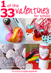33 Valentines for School on hands on : as we grow