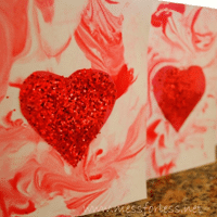 Kid Made Card Valentine for School