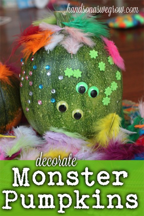 Decorate a Monster Pumpkin