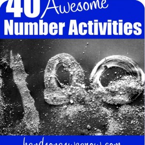 40 Number Activities for Preschoolers