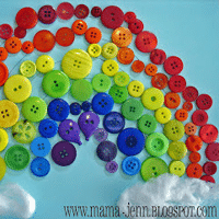 Button Rainbow Craft Button Rainbow Craft