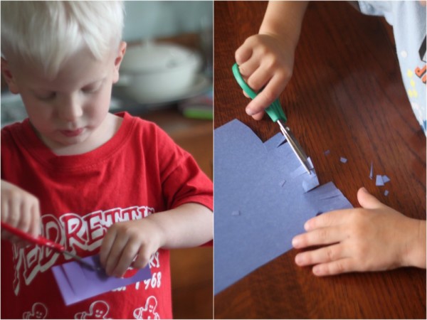 Super simple Confetti Sprinkled DIY Candy Bar Wrappers for kids to make on Father's Day