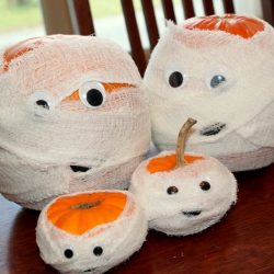 Pumpkin mummies