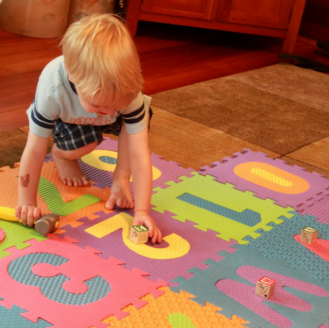 Letter Learning Activity with the ABC Mat!