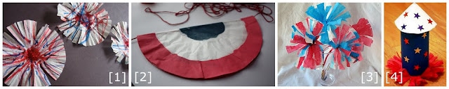 4th of July Coffee Filter Crafts