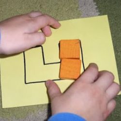 Fill in the Block Shapes Activity for Kids