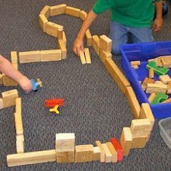 Build an Airport with wooden blocks