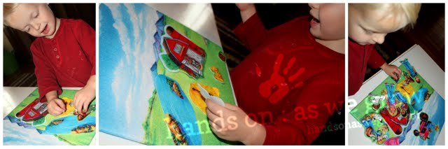 imaginary play with felt boards