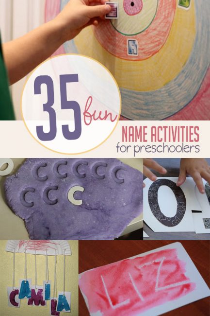 Check out these fun and different name activities for preschoolers!