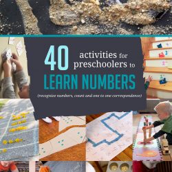 40 awesome number activities for preschoolers to learn their numbers and counting