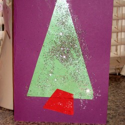 Homemade Christmas Tree Cards