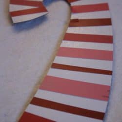 Paint Chip Candy Canes