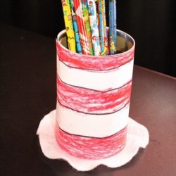 Cat in the Hat Pencil Holder