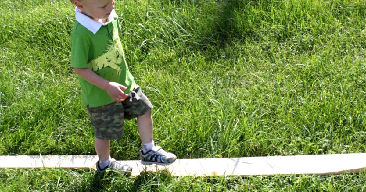 DIY Balance Beam for Toddlers Easy at Home