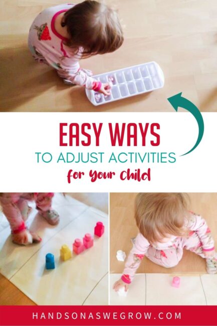 Need examples of how to make activities suit multiple ages? Read the guest post Examples of Adapting Activities for Your Child on my site. It's super helpful.