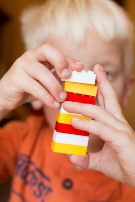 Creating and learning about patterns using Legos